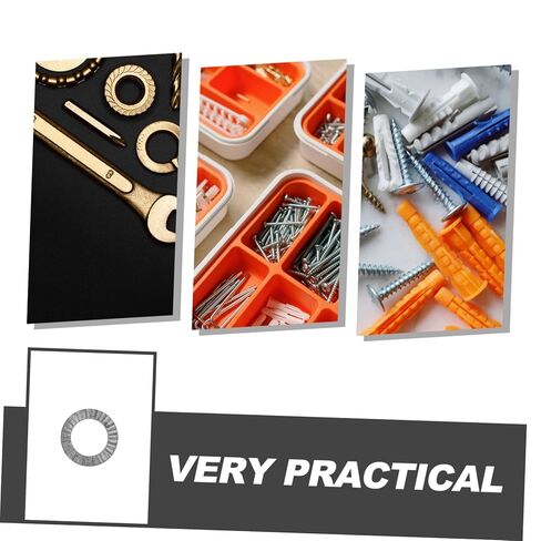 20pcs Double Stack Wedge Locking Washers for Bolts Manganese Steel Vibration Resistant Secure Fastening for Mechanical and Construction Applications in Saudi Arabia