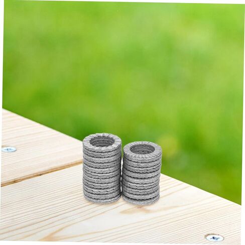 20pcs Double Stack Wedge Locking Washers for Bolts Manganese Steel Vibration Resistant Secure Fastening for Mechanical and Construction Applications in Saudi Arabia