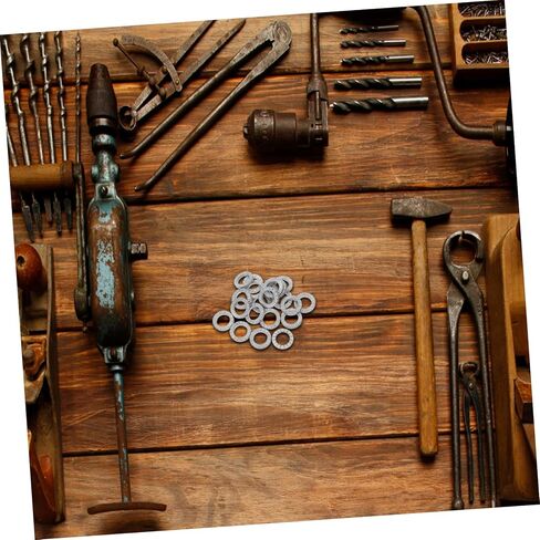 20pcs Double Stack Wedge Locking Washers for Bolts Manganese Steel Vibration Resistant Secure Fastening for Mechanical and Construction Applications in Saudi Arabia