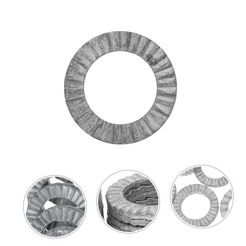 20pcs Double Stack Wedge Locking Washers for Bolts Manganese Steel Vibration Resistant Secure Fastening for Mechanical and Construction Applications in Saudi Arabia
