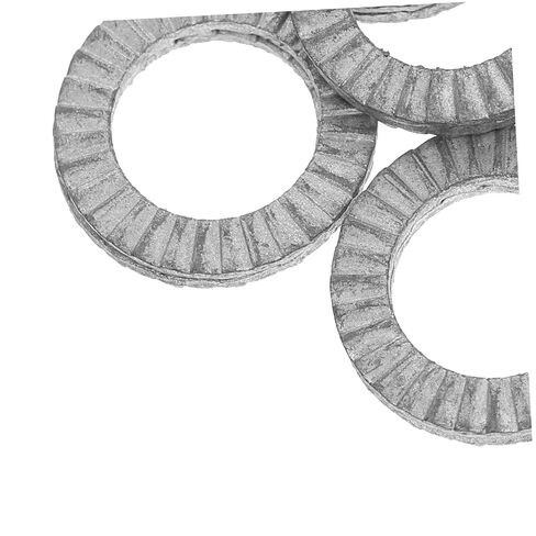 20pcs Double Stack Wedge Locking Washers for Bolts Manganese Steel Vibration Resistant Secure Fastening for Mechanical and Construction Applications in Saudi Arabia