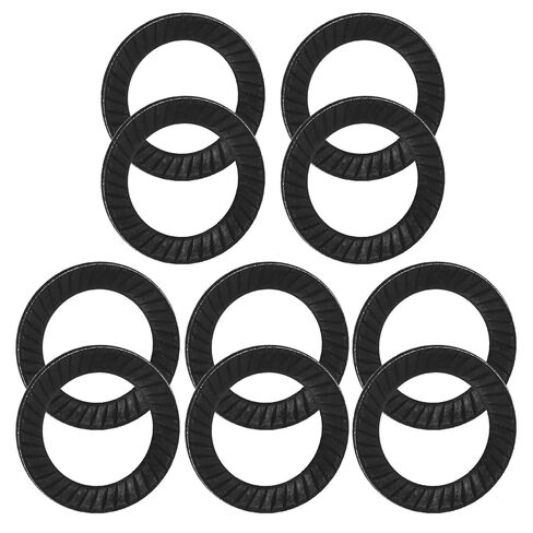 M10 Lock Washers, Heavy Duty Steel, Anti Skid Design, Vibration Resistant, for Automotive, Machinery, Home Repair (M12) in Saudi Arabia