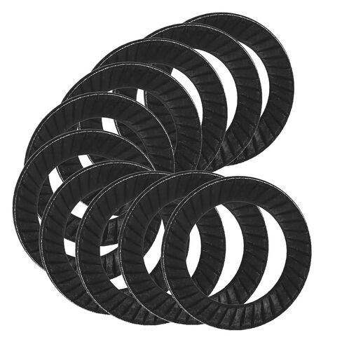 M10 Lock Washers, Heavy Duty Steel, Anti Skid Design, Vibration Resistant, for Automotive, Machinery, Home Repair (M12) in Saudi Arabia