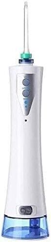 Cordless Water Flosser Rechargeable Portable Oral Irrigator for Travel & Home – 3 Cleaning Modes,USB Charging, IPX7 Waterproof,Dental Oral Irrigator for Home Travel,180ML,White in Kuwait