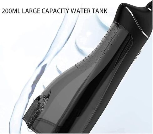 Water Flosser Cordless for Teeth, 200ML Professional Dental Oral Irrigator, Portable and Rechargeable IPX7 Waterproof ，Teeth Cleaner for Home Travel, Braces and Bridges Care in Kuwait