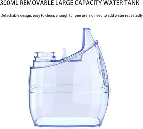 Water Flosser Cordless Dental Oral Irrigator - 300ML Portable and Rechargeable IPX7 Waterproof 5 Modes Water Flosser with Cleanable Water Tank for Home and Travel, Braces & Bridges Care in Kuwait