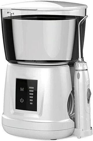 Water Flosser Electric Dental Countertop Professional Oral Irrigator for Teeth, 1000ML Professional Oral Irrigator Family Dental Flosser with 6 Multifunctional Jet Tips in Kuwait