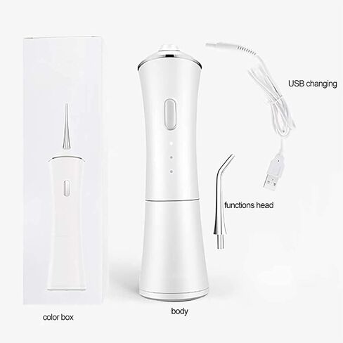 Water Flosser for Teeth, 150ML Cordless Dental Oral Irrigator Rechargeable with 3 Modes for Travel, Home and Office in Kuwait