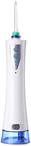 Cordless Water Flosser Rechargeable Portable Oral Irrigator for Travel & Home – 3 Cleaning Modes,USB Charging, IPX7 Waterproof,Dental Oral Irrigator for Home Travel,180ML,White in Kuwait