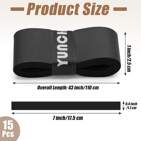 Zorfeter Anti-Slip Tennis Racket Grip Tape, Precut PU Grip Tape Sweat Absorbing Overgrip, Comfortable Handle for Tennis/Badminton/Pickleball/Squash in Saudi Arabia