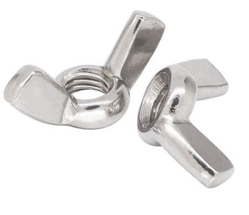 5/16-18 بوصة صواميل جناح 50 عبوة من 304 صواميل فراشة من الفولاذ المقاوم للصدأ، صواميل صلبة، سهلة التركيب يدويًا للاستخدام الداخلي والخارجي in Kuwait