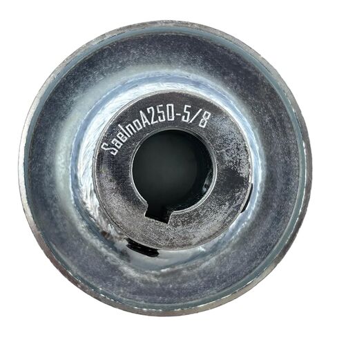 A250-5/8 حزم الويب ذات الأخدود الفردي، بكرة الحزام على شكل v، تجويف 5/8 بوصة، 2.5 بوصة OD، بكرة محرك من الفولاذ الكربوني لأحزمة V سعة 4 لتر و3 لتر in Saudi Arabia
