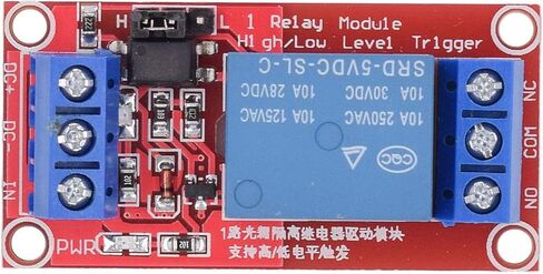 10 Packs 5V One Channel Relay Module Relay Switch with OPTO Isolation High Low Level Trigger. in Saudi Arabia