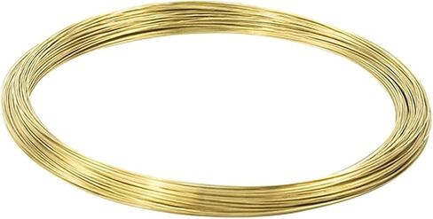 Copper Wire For Wire Wrapping, Diameter 0.7mm-2.5mm Brass Wire Length 5m Suitable for Handicraft Making, Jewelry Design, Electrical Engineering(1.2mm) in Saudi Arabia