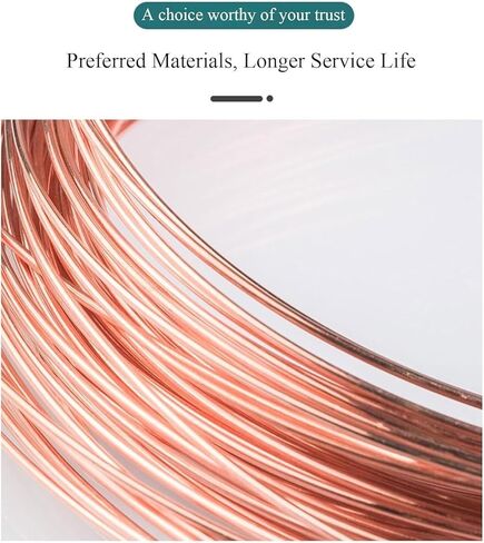 Copper Wire for Wire Wrapping, 2/2.3/2.5Mm Diameter, 5M Length, Bare Solid Copper Wire for Crafting, Jewelry, Electrical, Industry(2.5mm*5m) in Saudi Arabia