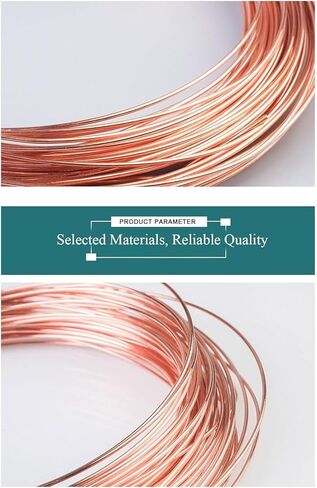 Copper Wire for Wire Wrapping, 2/2.3/2.5Mm Diameter, 5M Length, Bare Solid Copper Wire for Crafting, Jewelry, Electrical, Industry(2.5mm*5m) in Saudi Arabia