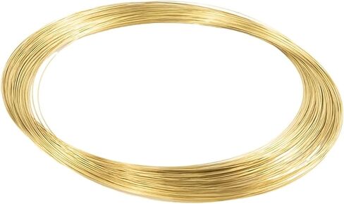 Copper Wire For Wire Wrapping, 0.7/0.8/0.9/1Mm Diameter, 5M Length, Bare Solid Brass Wire for Jewelry Making, Crafting, Electrical, Industry(0.7mm*5m) in Kuwait