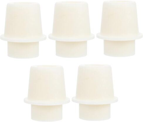 DECHOUS 5pcs Silicone Stoppers for Test Tubes Conical Flask Stoppers Laboratory Glass Bottle Sealers Foam in Saudi Arabia