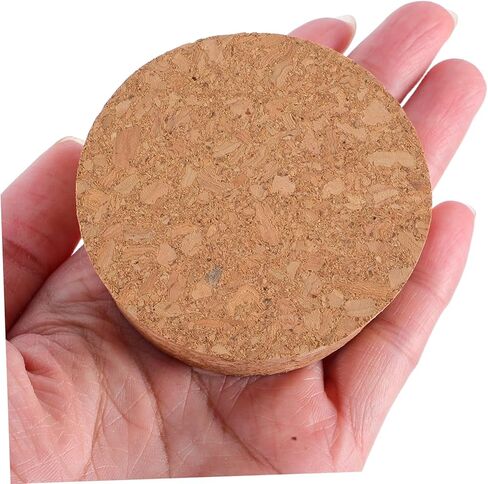 Homoyoyo 25pcs Soft Tapered Cork Stoppers: Leak-proof Airtight Stoppers for Laboratory Home Use - Reusable Plugs for Glass Sample Jars in Saudi Arabia