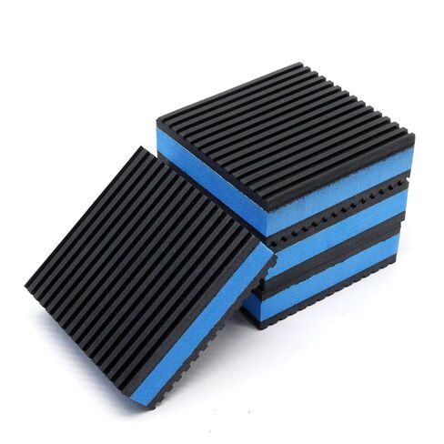Rubber Anti Vibration Pads, Heavy Duty Mechanical Vibration Isolator Pads for Washing Machine, Dryer Air Conditioner (3" × 3" × 7/8", 4pcs) in Kuwait