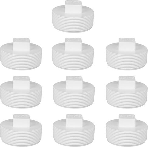 4 "NPT ذكر الخيوط PVC Sewer Cleanout Cap Cap ، Flush Sewer Cleanout Cap المناسب لنظام أنابيب الصرف في الهواء الطلق حديقة في الهواء الطلق in Kuwait