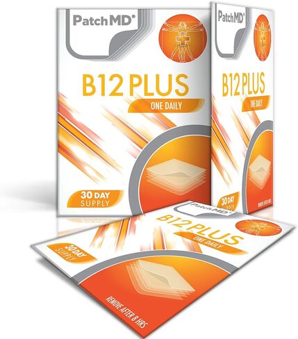 لاصقات B12 Energy Plus - كمية تكفي لمدة 30 يومًا in Kuwait