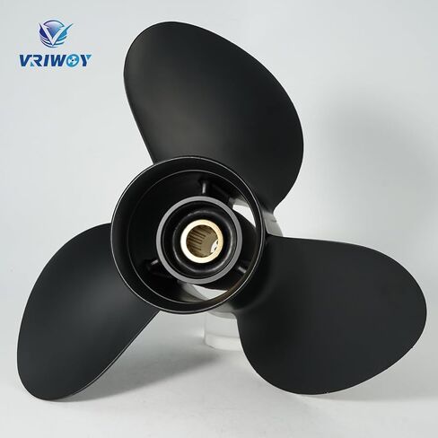 OEM Upgrade 14×19 Aluminum Boat Propeller for Suzuki 50/60/70/90/100/115/140 HP Outboard Engines, 3-Blade RH, 15-Spline Tooth (14 (Dia) x 19 (Pitch) in Kuwait