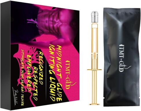 Anal Lube Applicator Set, 5 Individually Wrapped Pre-Filled Pleasure Gel, High Cushion & Low Friction Formula, Osmolarity Balanced Toy-Friendly Hybrid Lubricant, Gentle Warming Tingling Sensation in Saudi Arabia