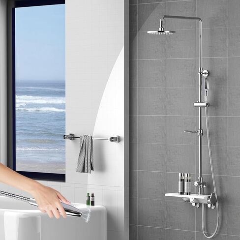 Clean Shower Head Metal Enema Shower Vaginal Irrigation System Colon Aluminum Shower Bathroom Cleaning System Cleaner (Silver) in Kuwait