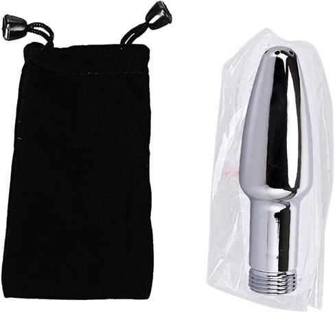 Clean Shower Head Metal Enema Shower Vaginal Irrigation System Colon Aluminum Shower Bathroom Cleaning System Cleaner (Silver) in Kuwait