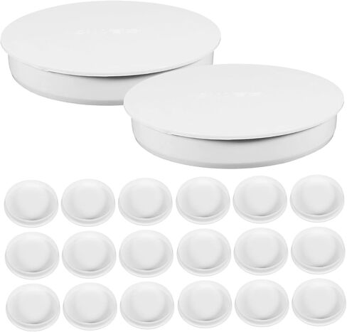 20pcs Plastic Downspout Pipe Caps Drain Pipe Accessories for Water Buildup Prevention End Caps for Homeowner Water Damage in Kuwait