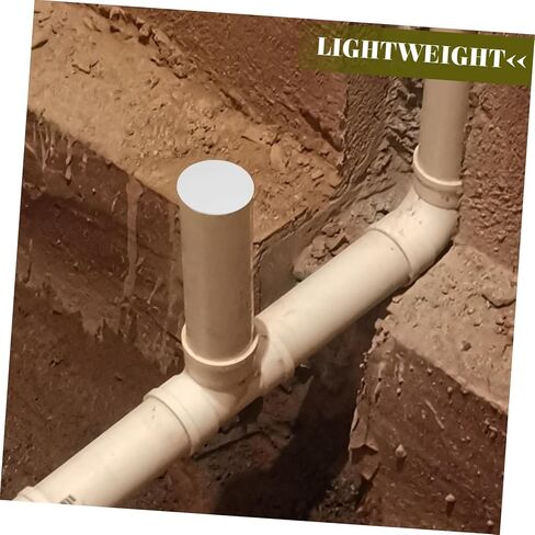 20pcs Plastic Downspout Pipe Caps Drain Pipe Accessories for Water Buildup Prevention End Caps for Homeowner Water Damage in Kuwait