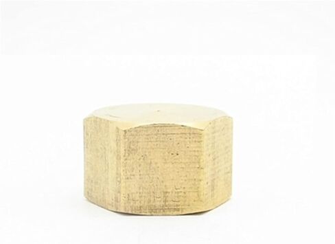 Brass blanking cap,Hex brass cap, Pipe Fitting Coupler Connector Adapter, BSP Male Female Thread Hex Head Brass End Cap Plug(Female Thread,1/8inch) in Saudi Arabia