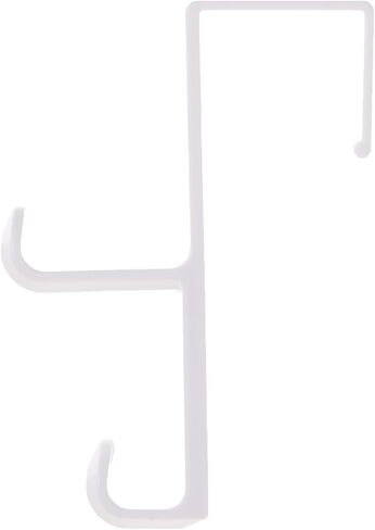idesign السنانير المزدوجة فوق الباب لتعليق الملابس أو المناشف أو الملحقات - مجموعة من 3 - أسود in Kuwait