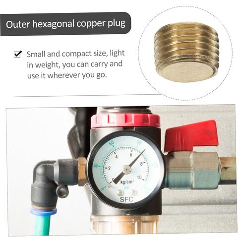 10 قطعة Npt تركيب نهاية غطاء محول لبناء ختم الأنابيب سهلة التركيب منع تسرب المياه in Kuwait