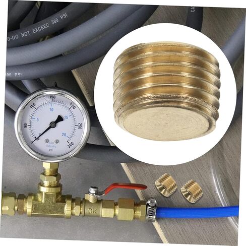 10 قطعة Npt تركيب نهاية غطاء محول لبناء ختم الأنابيب سهلة التركيب منع تسرب المياه in Kuwait