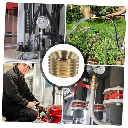 10 قطعة Npt تركيب نهاية غطاء محول لبناء ختم الأنابيب سهلة التركيب منع تسرب المياه in Kuwait