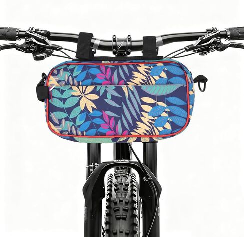 حقيبة مقود الدراجة ذات سعة كبيرة، حقائب دراجات مقاومة للماء للمقود مع حزام الكتف، حقيبة أمامية متعددة الوظائف لركوب الدراجات، حقيبة تخزين أدوات الدراجة المتقاطعة للطرق الحضرية الخارجية MTB in Kuwait
