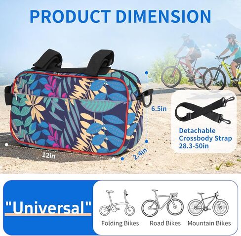 حقيبة مقود الدراجة ذات سعة كبيرة، حقائب دراجات مقاومة للماء للمقود مع حزام الكتف، حقيبة أمامية متعددة الوظائف لركوب الدراجات، حقيبة تخزين أدوات الدراجة المتقاطعة للطرق الحضرية الخارجية MTB in Kuwait
