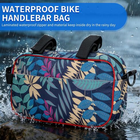 حقيبة مقود الدراجة ذات سعة كبيرة، حقائب دراجات مقاومة للماء للمقود مع حزام الكتف، حقيبة أمامية متعددة الوظائف لركوب الدراجات، حقيبة تخزين أدوات الدراجة المتقاطعة للطرق الحضرية الخارجية MTB in Kuwait