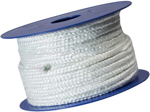 Log Burner Door Seal Rope,Ceramic Fiber Rope Seal Gasket - Square Braided 10 x 10Mm, High Temperature for Boiler Furnace Oven Kiln Casting(5M) in Kuwait