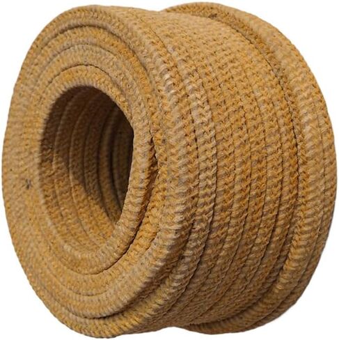 Log Burner Door Seal Rope,Rope Seal - Water Pump Shaft Packing Oil, Wear-Resistant High Temperature Self-Lubricating Gasket(25 * 25mm) in Kuwait