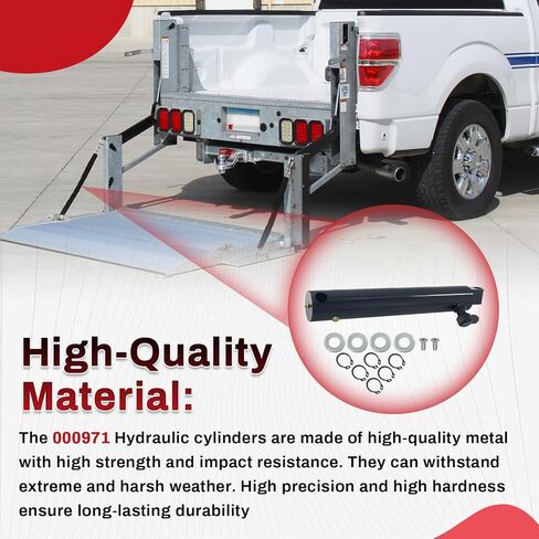 Hydraulic Liftgate Cylinder Compatible with Tommy Gate G2 Series 1340 1342 1540 1542 1640 1642, Replacement 000971, – Heavy Duty Hydraulic Cylinder in Kuwait