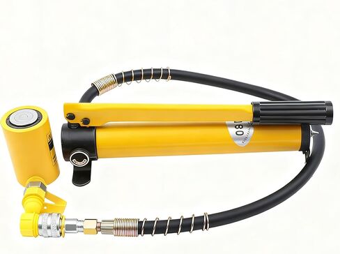 Manual Hydraulic Hand Pump CP-180, 10 Ton Hydraulic Cylinder Jack Single Acting 2 Inch 50mm Stroke Hydraulic Cylinder Ram in Kuwait