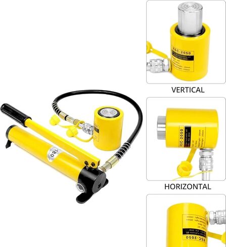 Manual Hydraulic Hand Pump CP-180, 10 Ton Hydraulic Cylinder Jack Single Acting 2 Inch 50mm Stroke Hydraulic Cylinder Ram in Kuwait