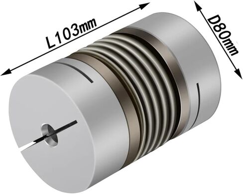 Corrugated Coupling D80L103 Aluminium Alloy Couplings(20x30) in Saudi Arabia
