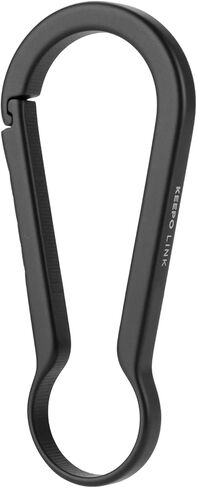 KEEPO LINK Carabiner Clip Hook, 2.36" Titanium Rope Connetor Small Snap Clamp for Keychain Key Rings，Quick Link for Outdoor Camping, Hiking, OLL04 in Kuwait