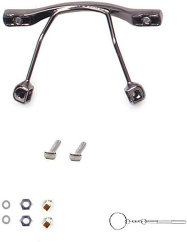 1 Pair Metal Frame Replacement Nose Bridge Eyeglasses Repair Kits Rimless Glasses Screws and 4-in-1 Screwdriver in Kuwait