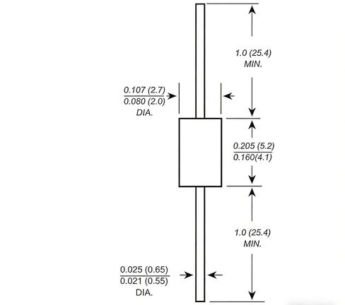 100 قطعة 1N5819 صمامات شوتكي 1A 40V DO-41 - مقومات عالية الكفاءة لإمدادات الطاقة، ومشاريع Arduino، وإلكترونيات PCB، وأنظمة الطاقة الشمسية والدوائر التي يمكنك صنعها بنفسك in Saudi Arabia