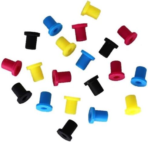 80 Pack CISS L Connector Sealing Gasket Inline Sleeve 4mm Hollow Rubber Plug for Continuous Ink System Refillable Ink Cartridge CISS Ink Tube Right Angle Connection DIY Circulation System in Saudi Arabia